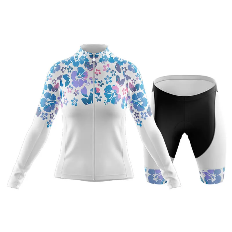 Floral Neck Hibiscus Club Cycling Kit