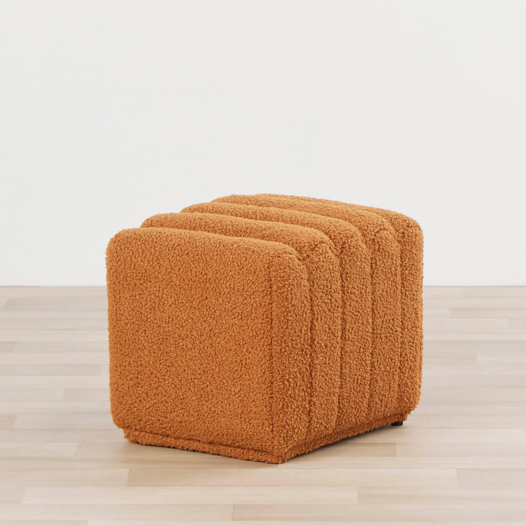 Florie Ottoman - Burnt Orange