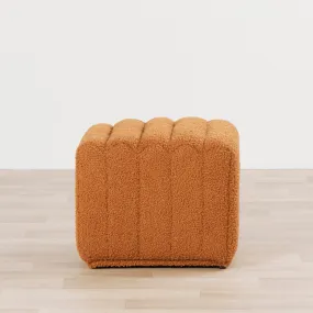 Florie Ottoman - Burnt Orange