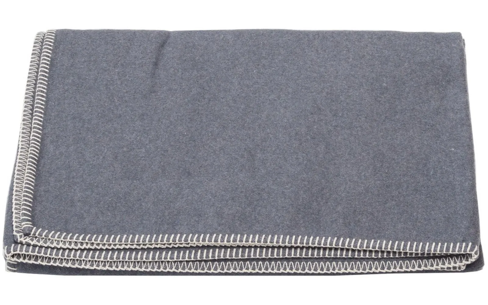 Grey Cotton Flannel Throw Blanket