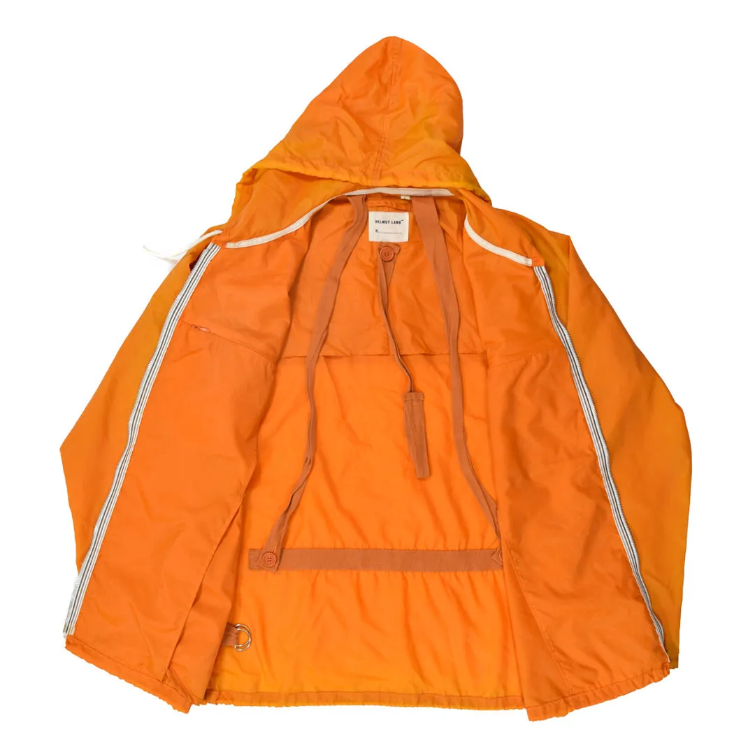 Helmut Lang Orange Packable  Bondage Raincoat A/W99 Oversized/Small