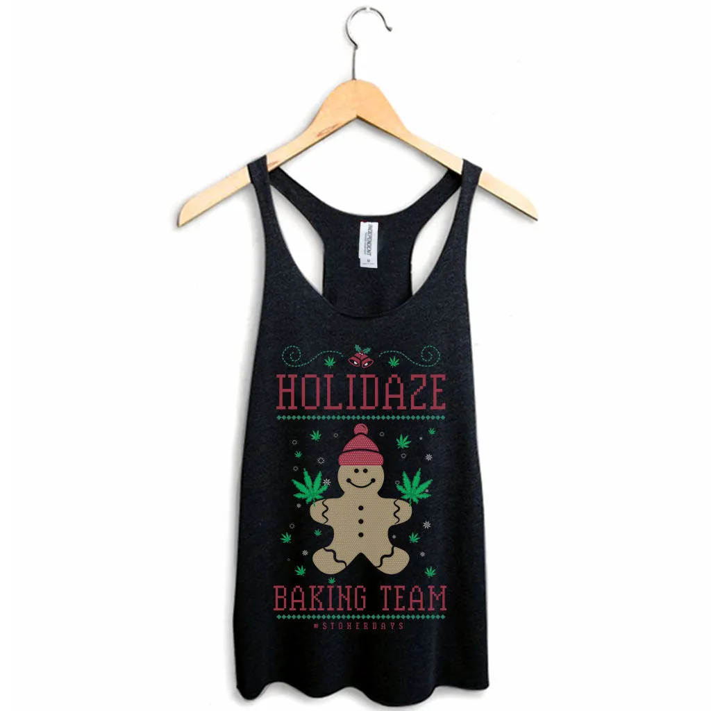 Holidaze Baking Team Women's Racerback