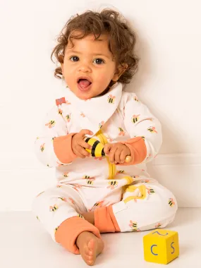 Honey Bee Zip-Up Romper