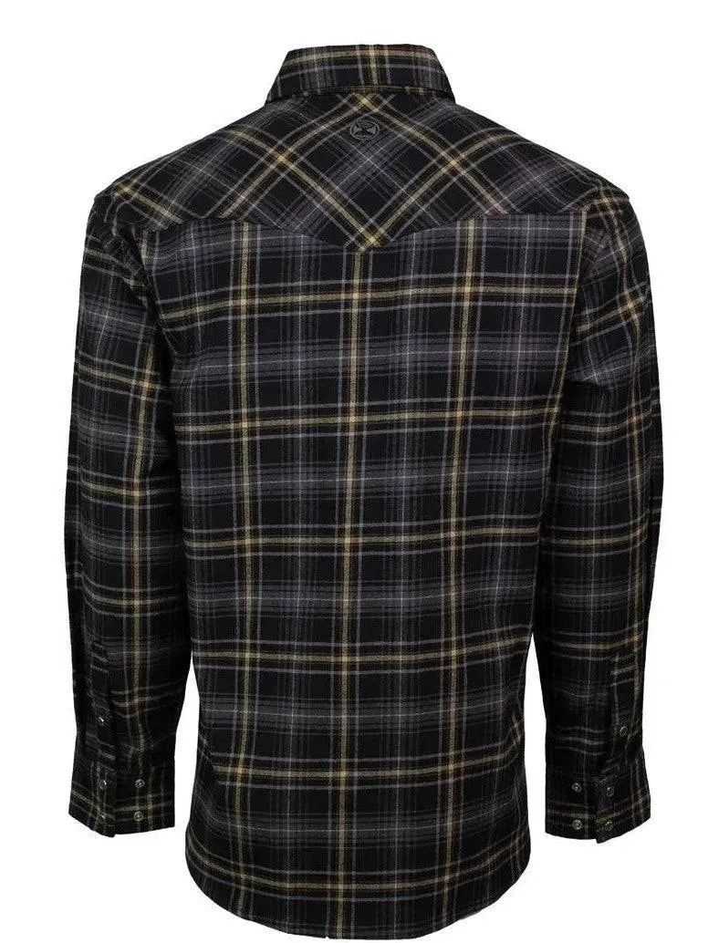 HOOey Flannel (Black/Cream) - Men's Work Shirt