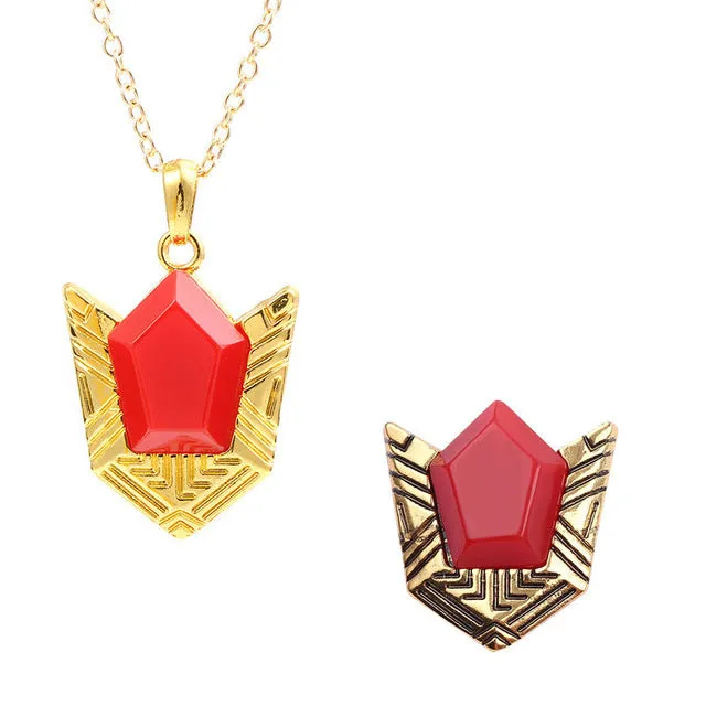 Hot Game Fashion The Legend of Zelda Triforce Hylian Necklaces Pendants Crystal Pin Trendy Charm Clothing & Accessories Jewelry