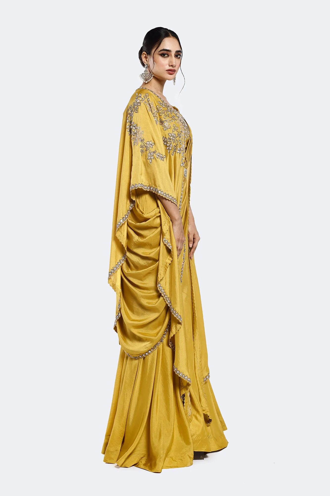 Kaftaan Silk Drape Sraee