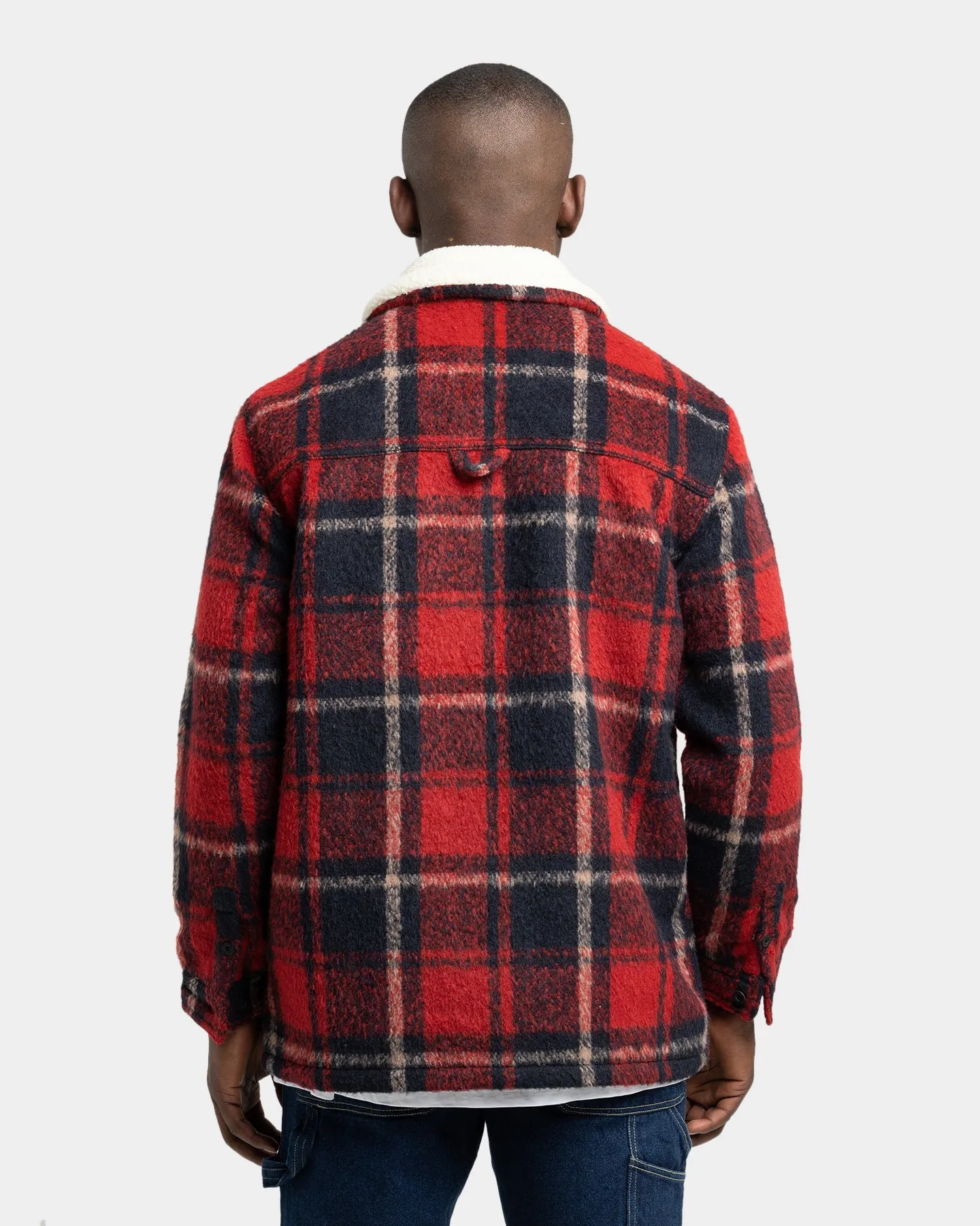 Karl Kani Check Shirt Jacket Black