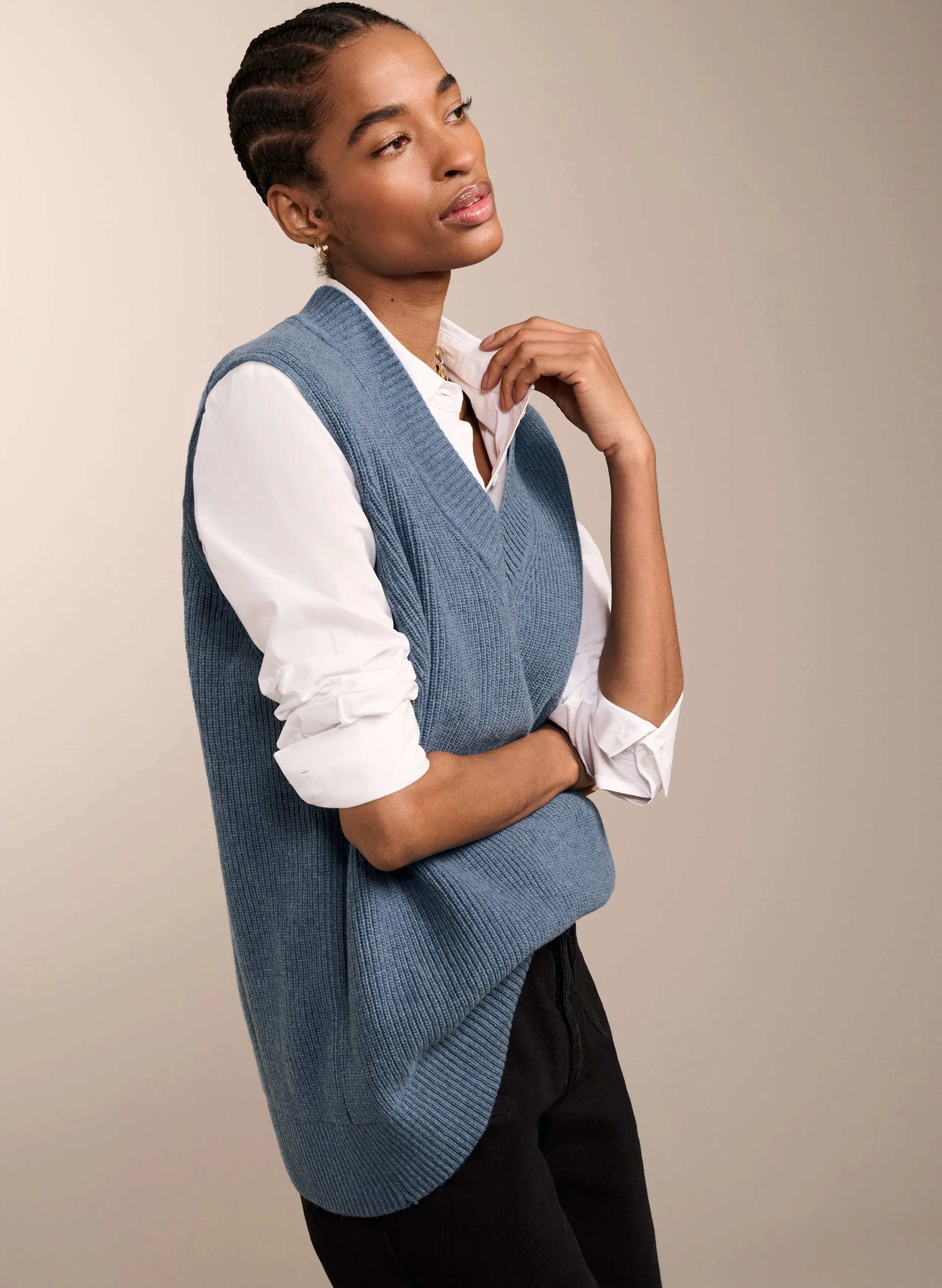 Katalina Recycled Wool Knitted Vest