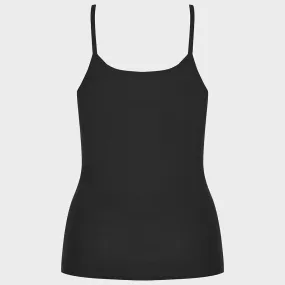 Ladies Black Strappy Vest