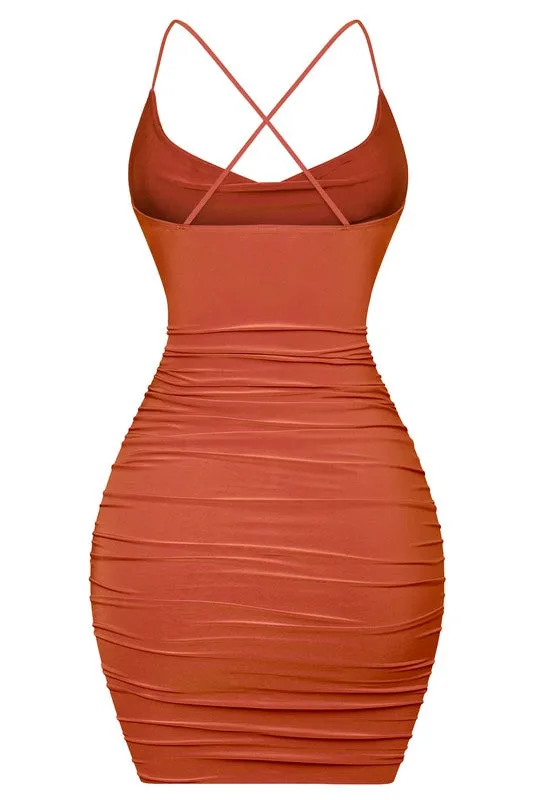 Lola Dress (Rust)