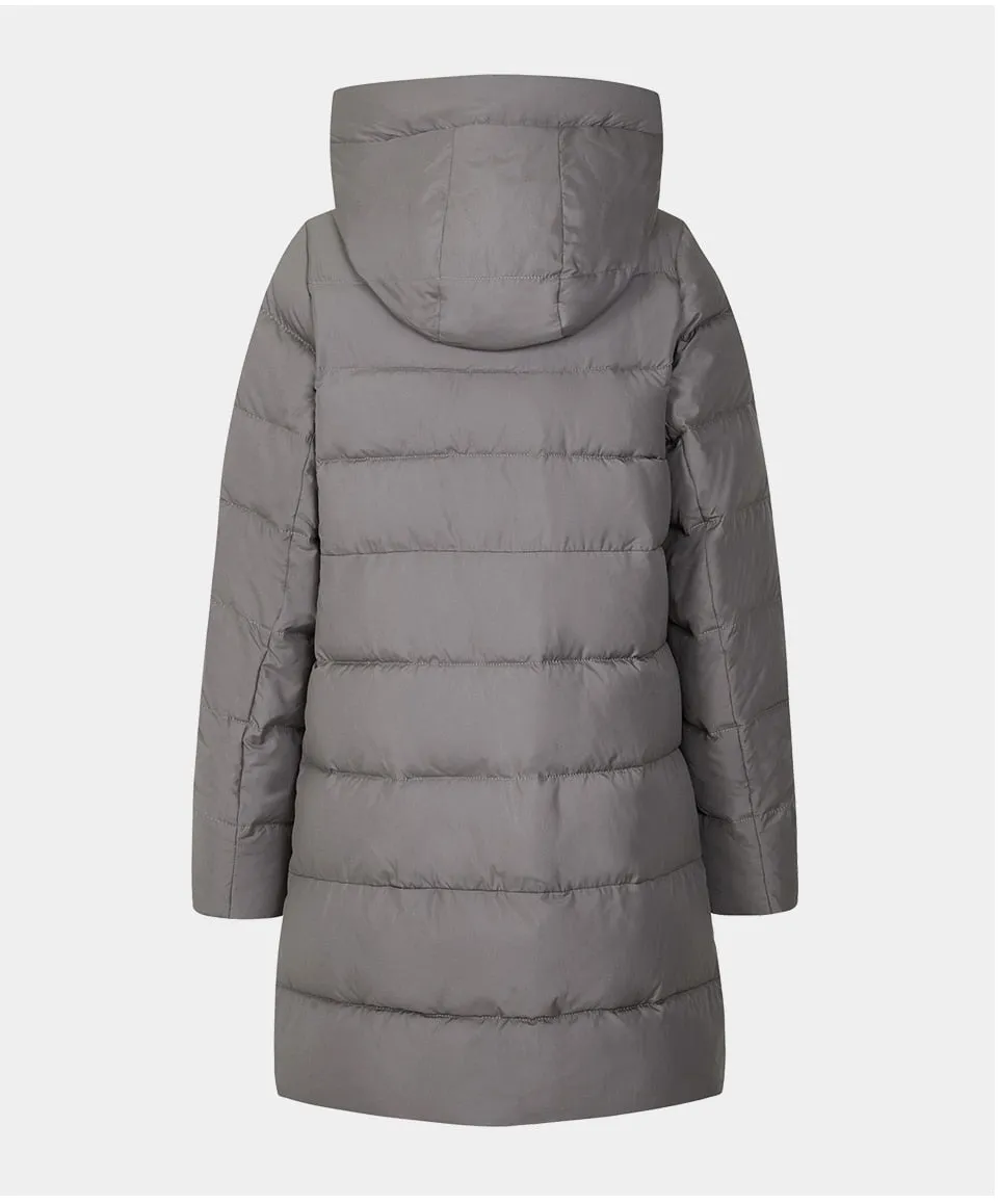 Long Puffer Winter Down Jacket Women's Thick Coat Women Hooded Parka Warm Brand Cotton Blend Jackets