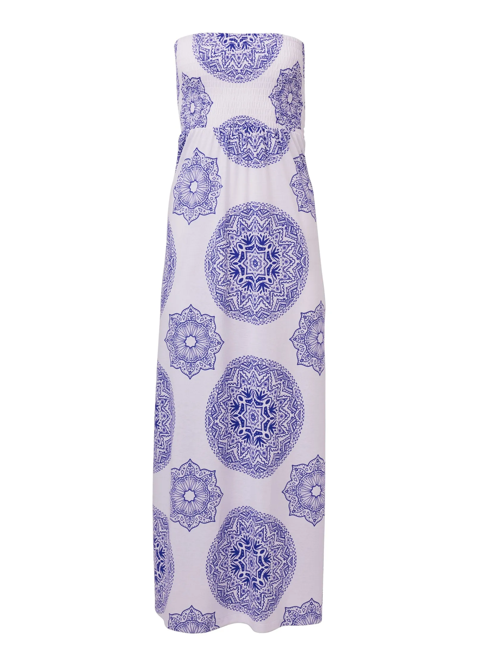 Maxi Dress - Cobalt Medallion