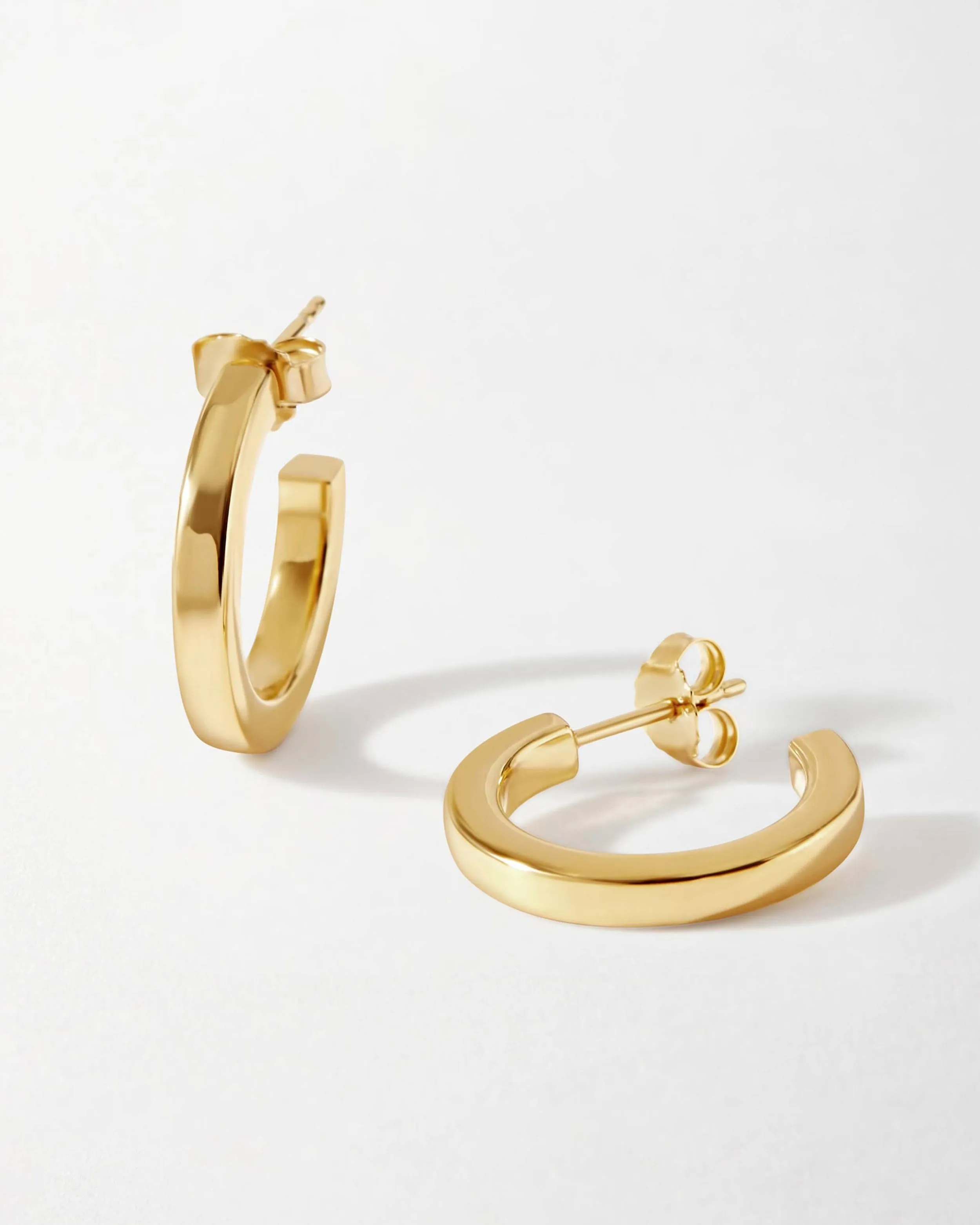 Medium Everyday Hoops - Gold