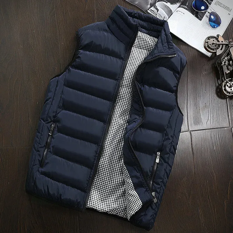 Men Windproof Sleeveless Vintage Vest