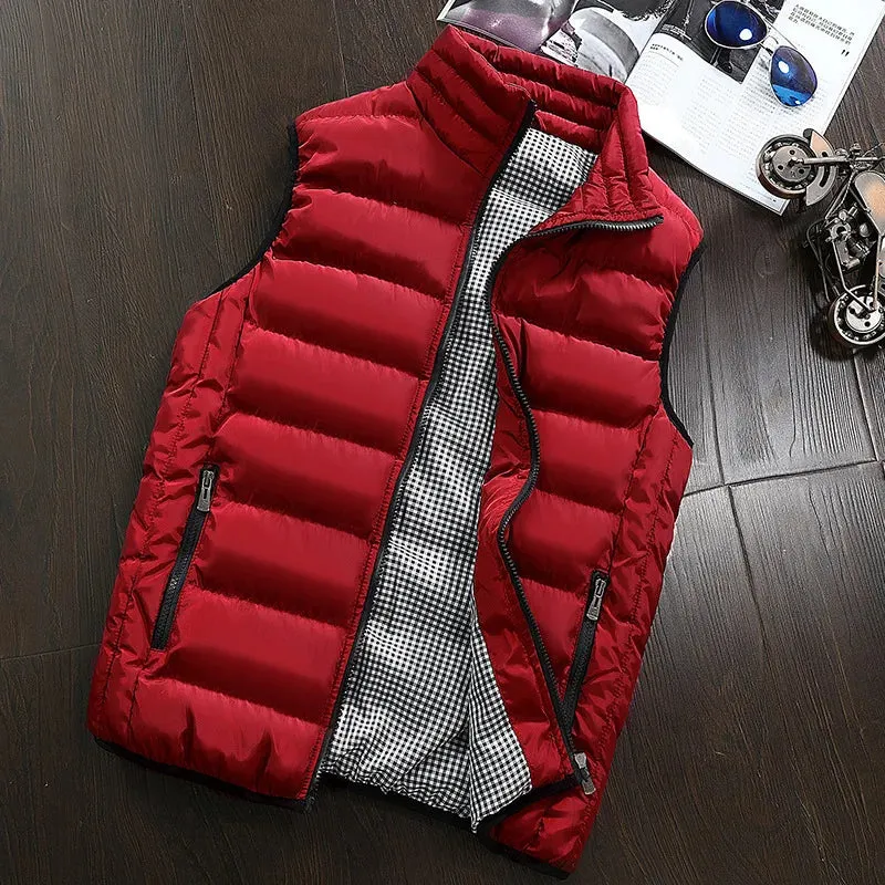 Men Windproof Sleeveless Vintage Vest