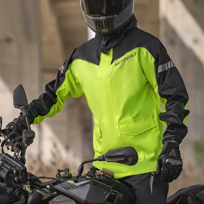 Men's Oxford Waterproof Motorcycle Rain Gear