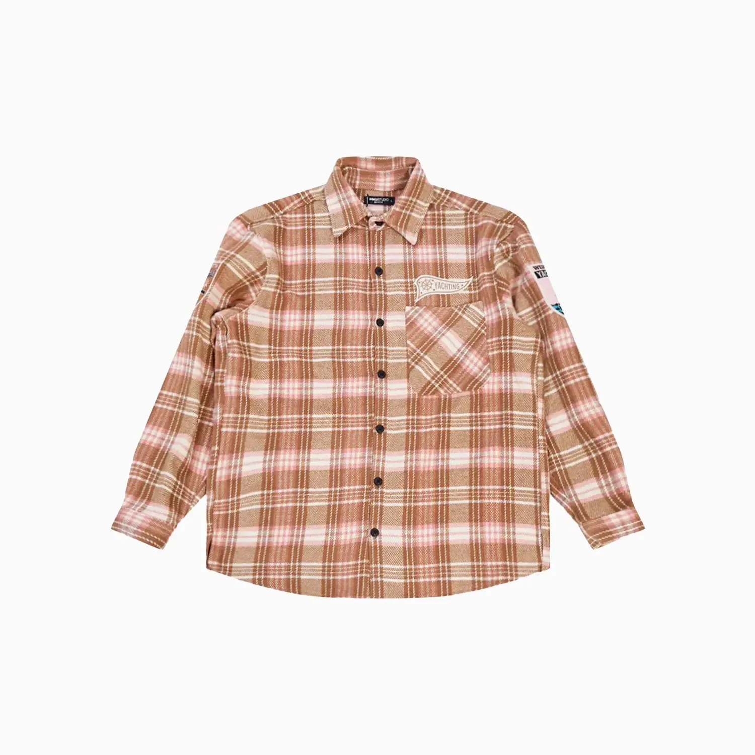 Men's Yacht Club Heavy Flannel Shacket Shirt