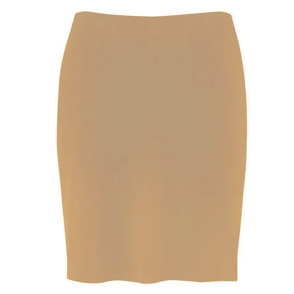 Mini Half Skirt Slip - Nude