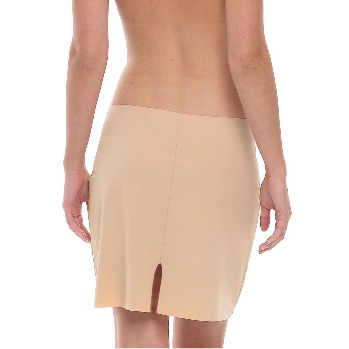 Mini Half Skirt Slip - Nude