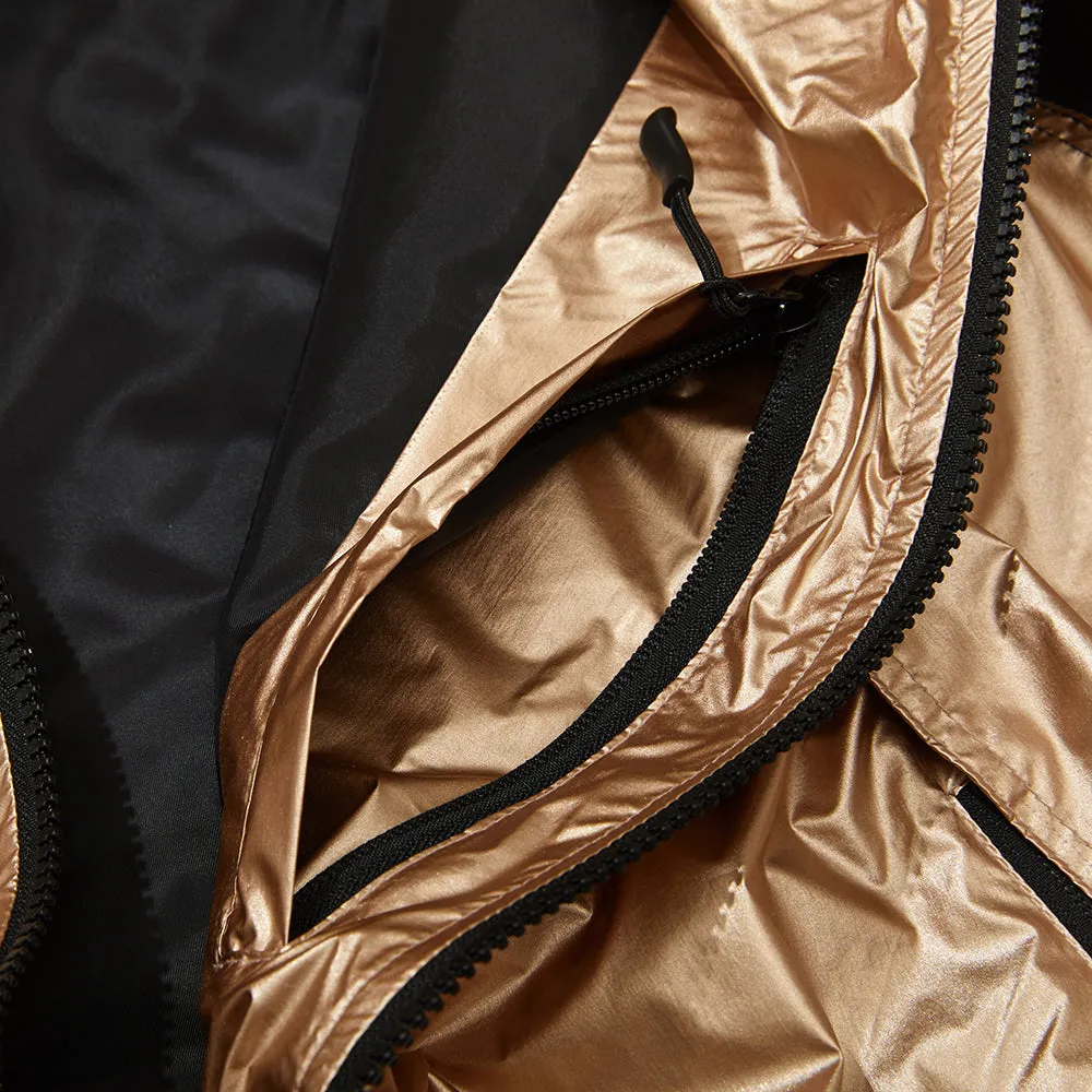 MMM WINDBREAKER HOODED STRETCH JACKET ROSE GOLD/BLACK