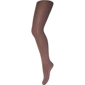 MP 128 Wool Rib Tights 76 Brown Sienna