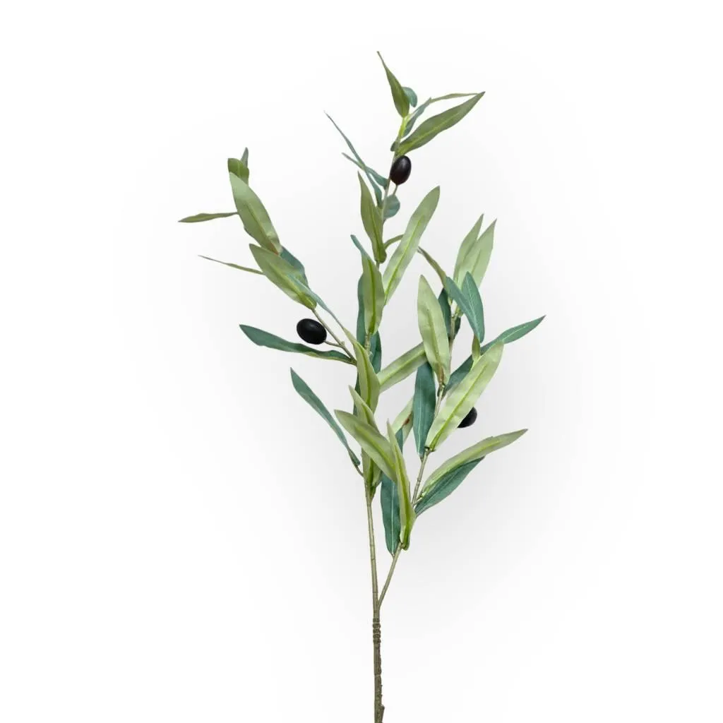 Olive Branch Green Artificial Flowers