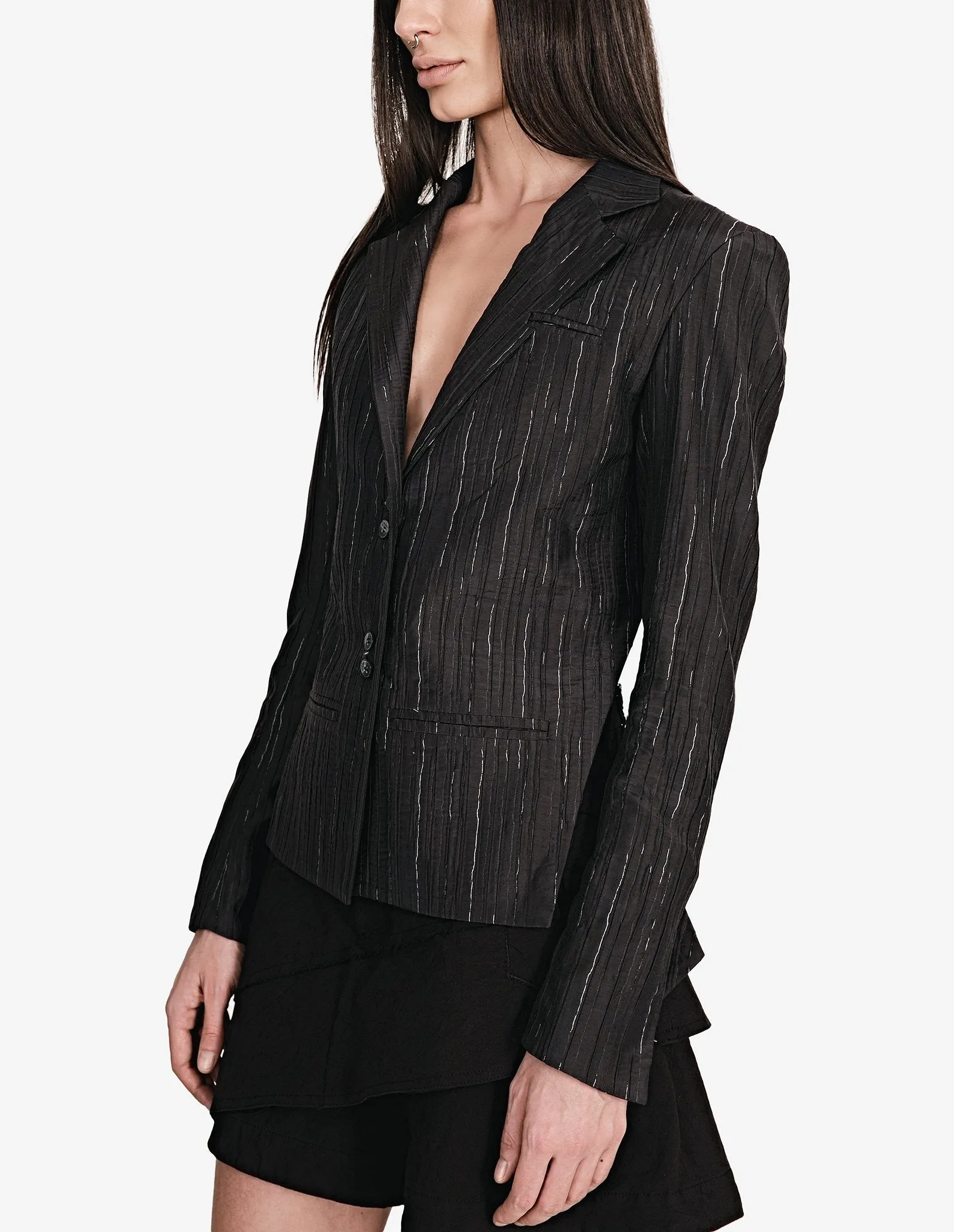 Open-back Suit Jacket