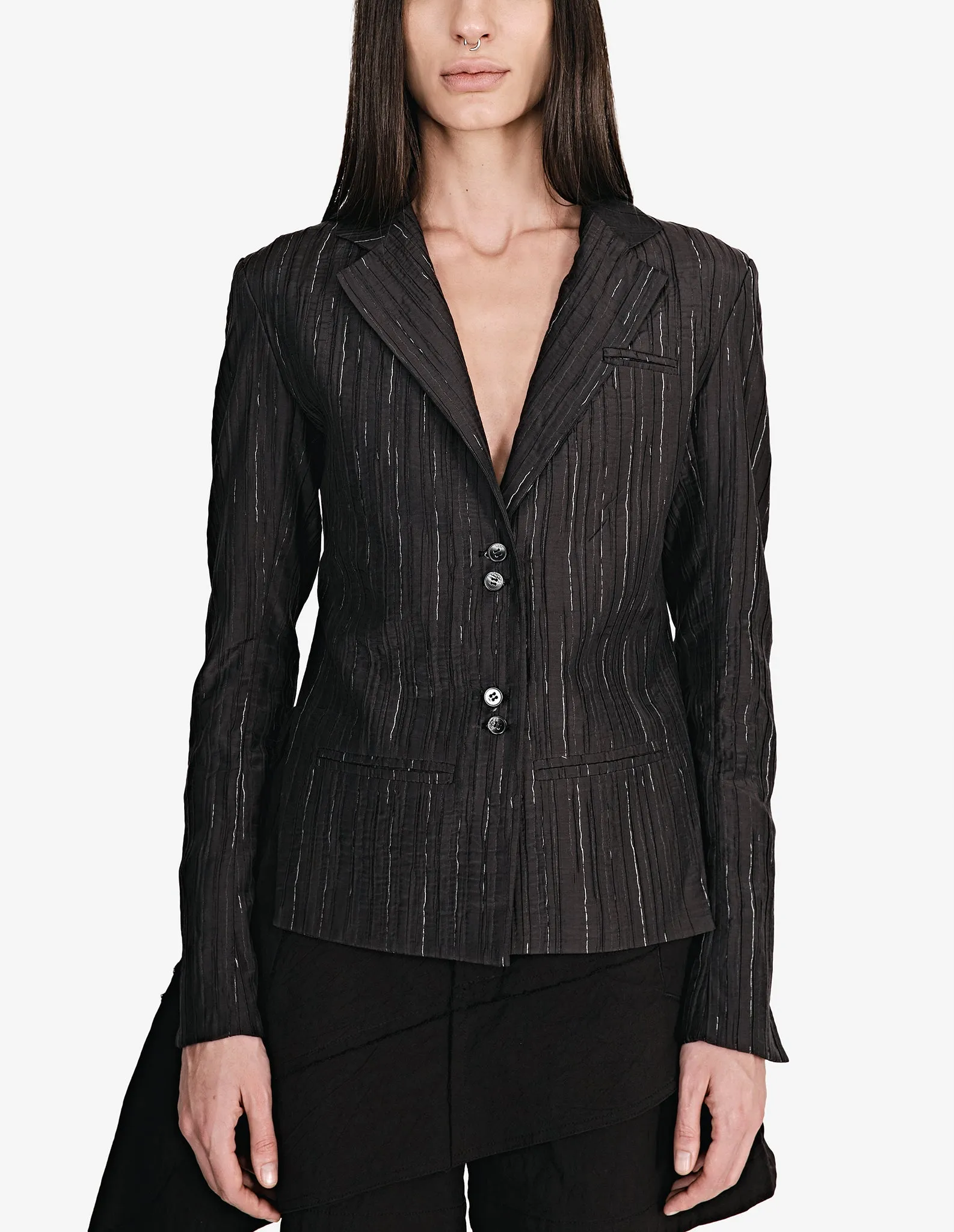 Open-back Suit Jacket