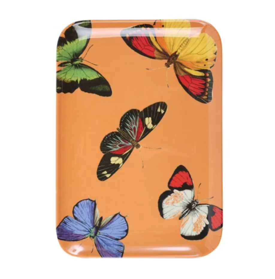 Orange Sherbert Butterfly Tray