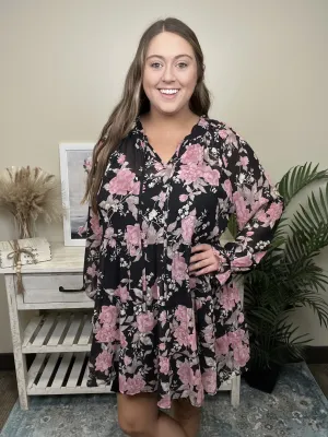 Painted In Florals Dress