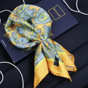 Peluche Paisley Pattern Pocket Square For Men