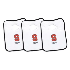 Personalized Syracuse Orange 3-Pack Bibs