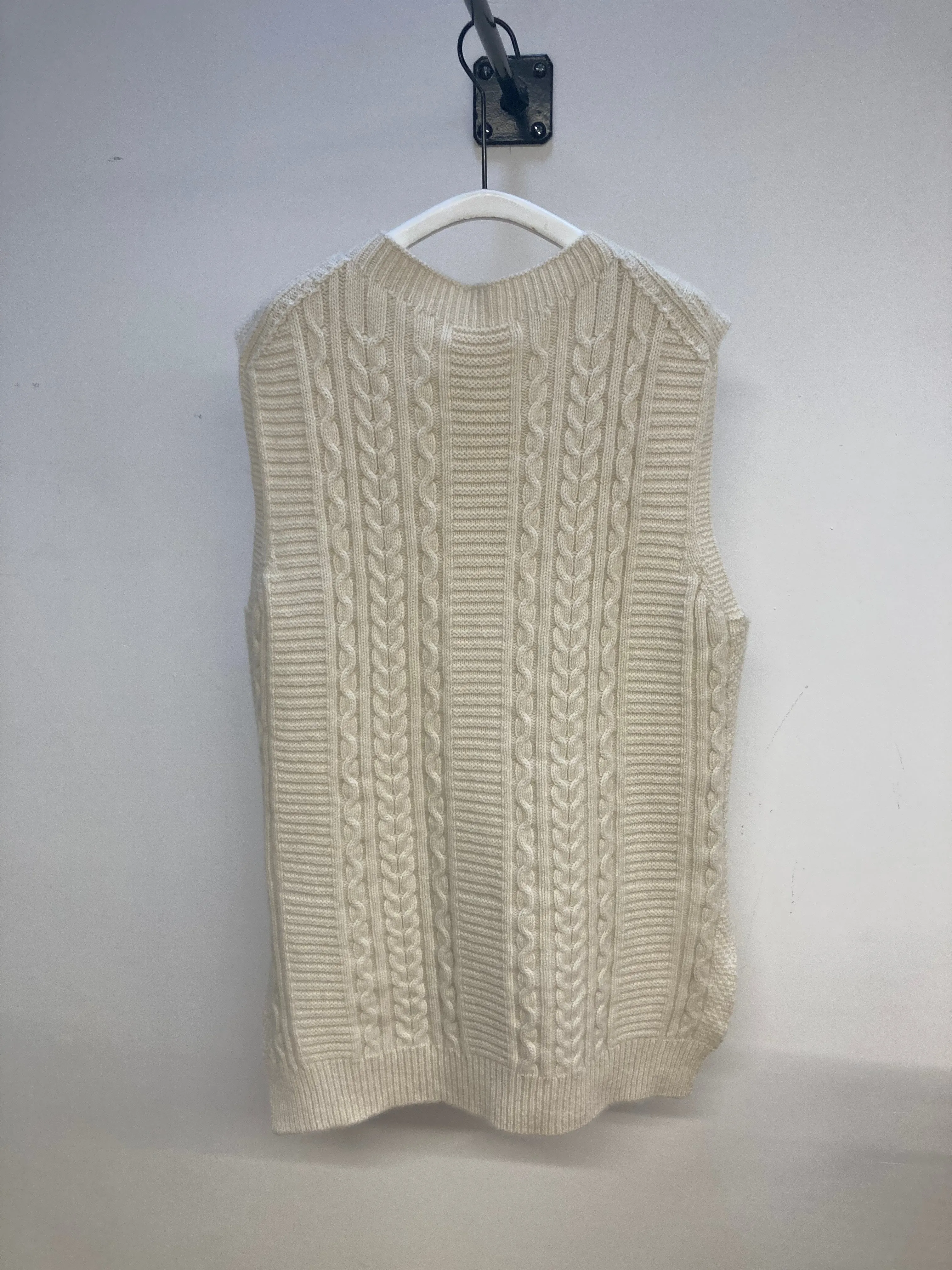 Pippa Knitted Vest in Undyed Size XS