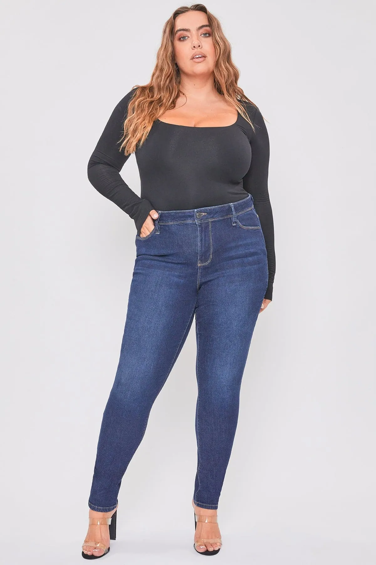 Plus Size Women's Essential Sustainable Skinny Jeans