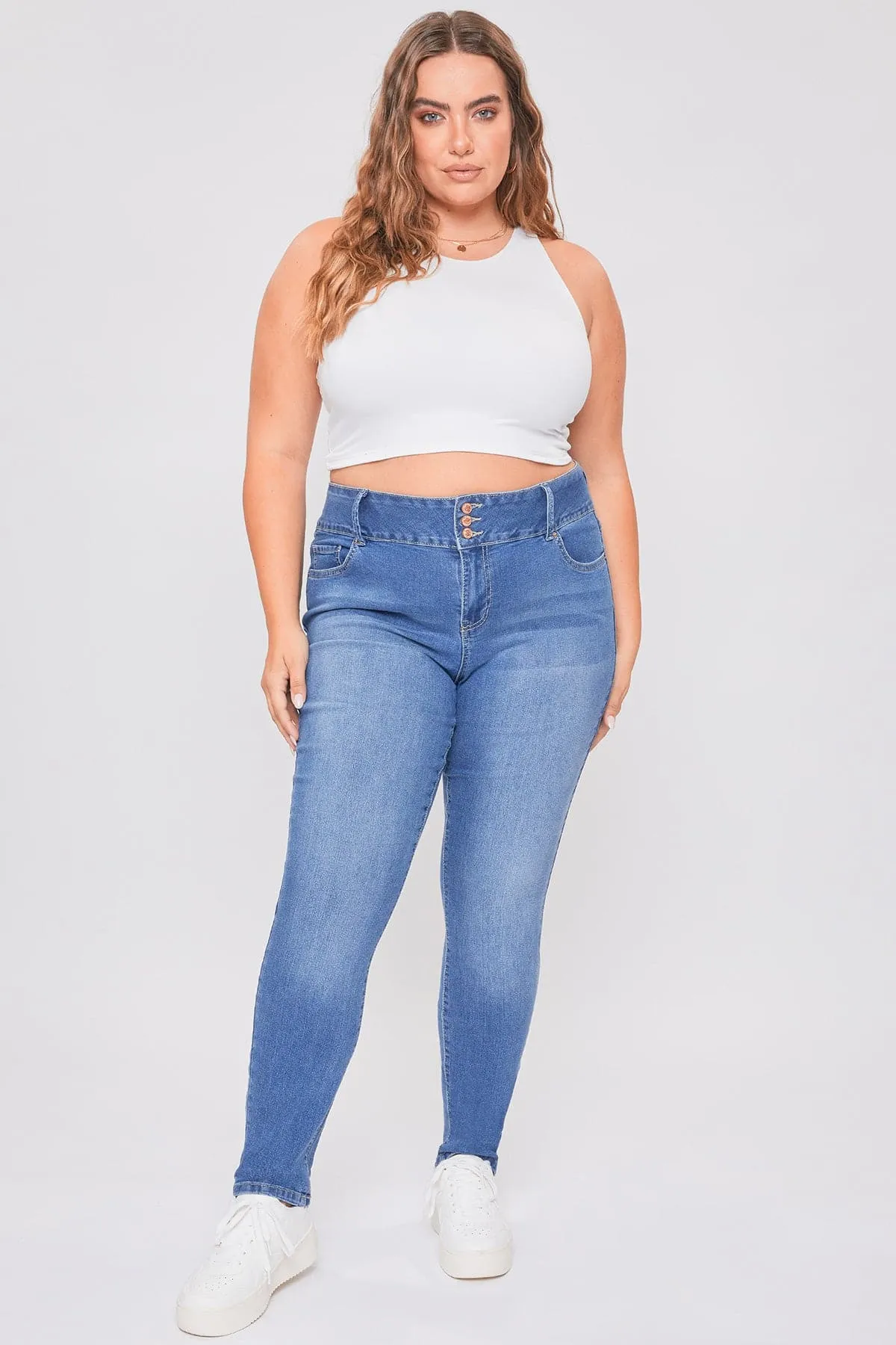 Plus Size Women's Essential Sustainable Skinny Jeans