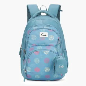 Polka Polka Backpack (Blue)