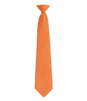 Premier 'Colours' Fashion Clip Tie | Orange