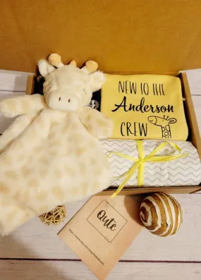 Qute unisex / gender neutral baby Giraffe gift box