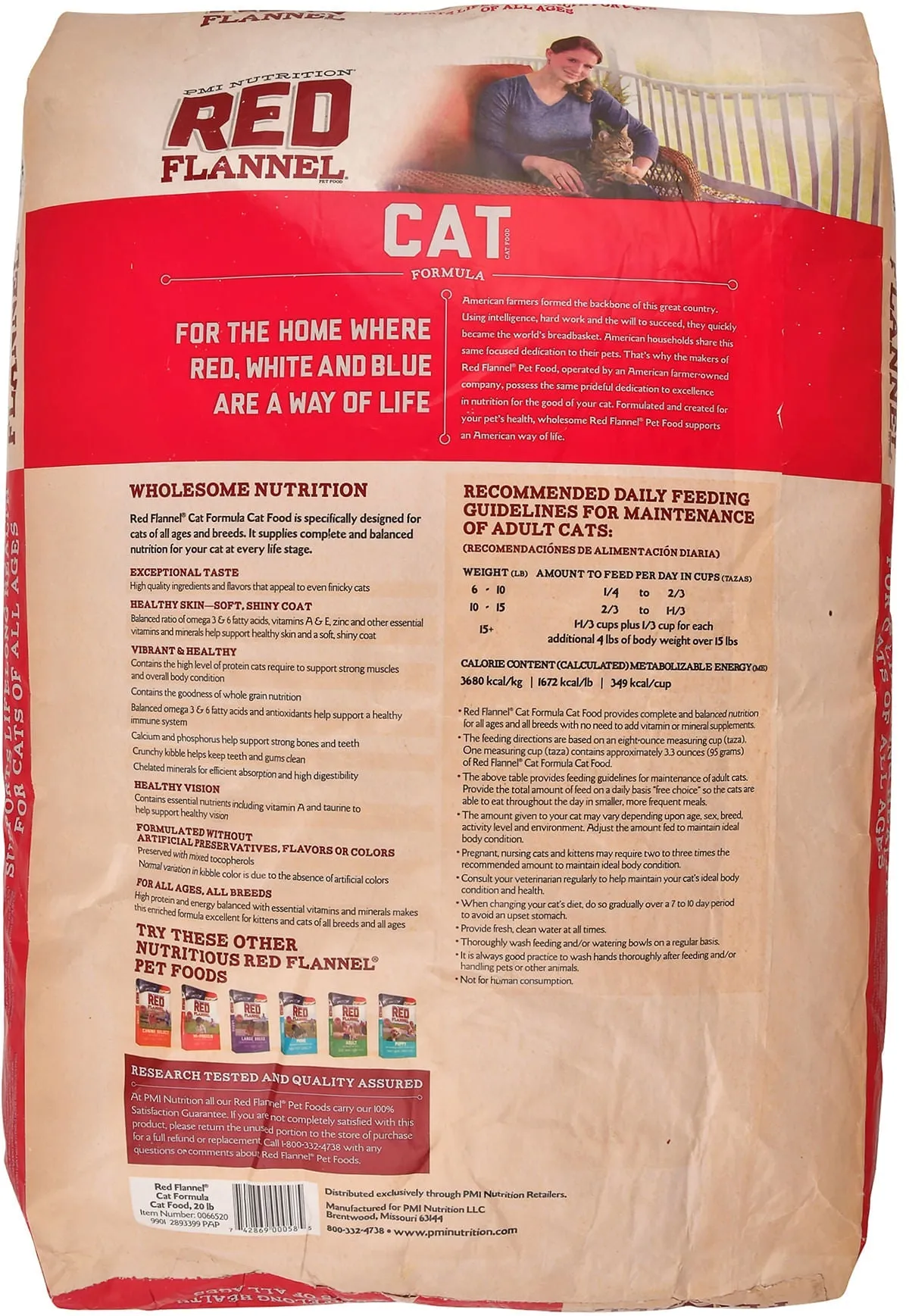 Red Flannel Cat Formula Cat Food