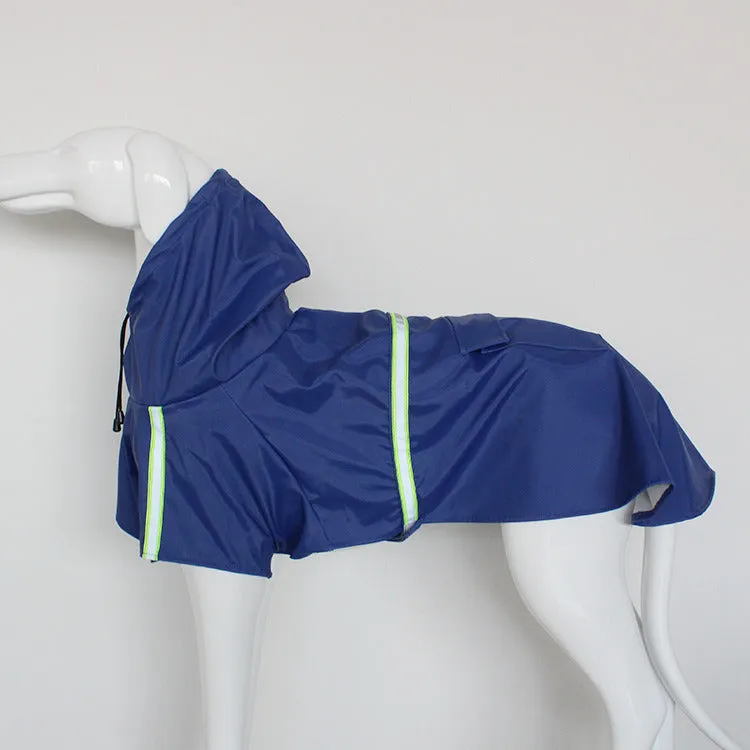 Reflective Windproof Hooded Raincoat Cloak for Dogs