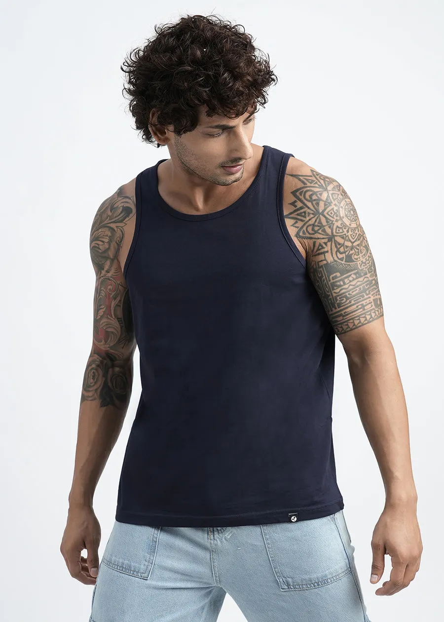 Solid Mens Vest