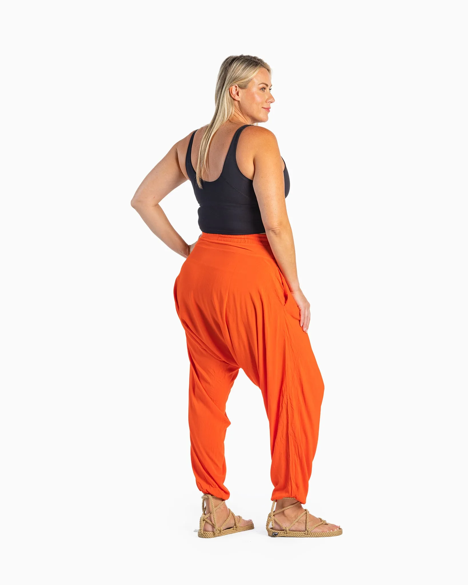 Solid Savannah Harem Pants