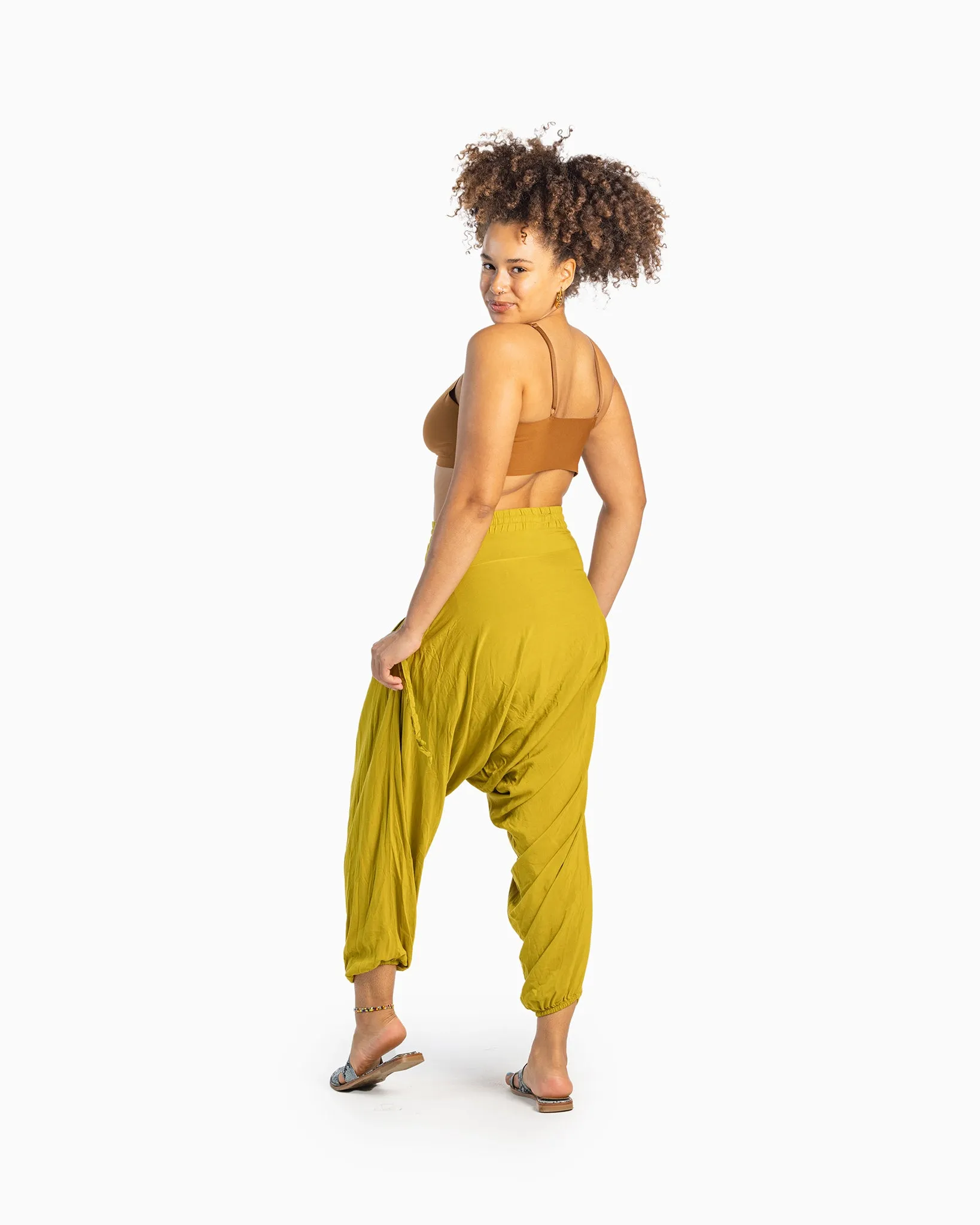 Solid Savannah Harem Pants