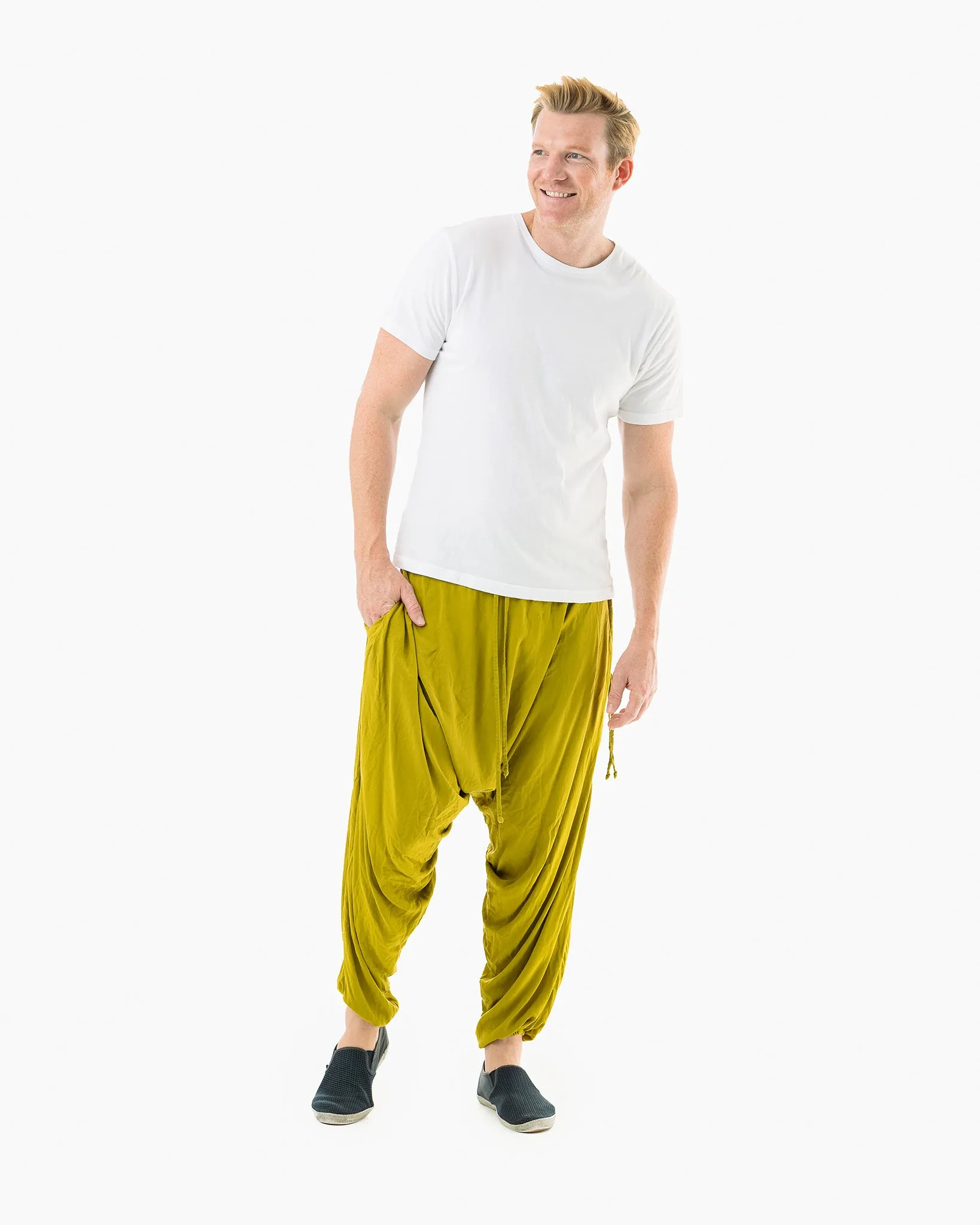 Solid Savannah Harem Pants