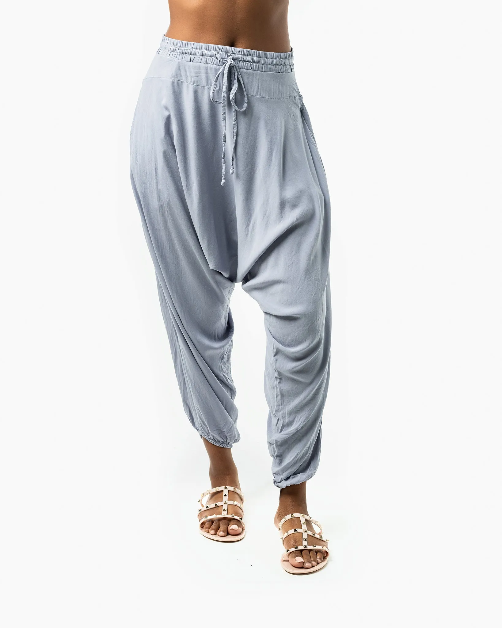 Solid Savannah Harem Pants