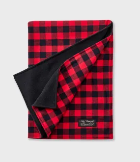 Stadium Mini Blanket - Red Buffalo