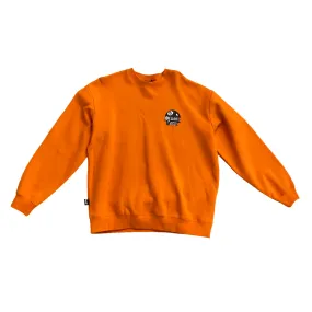 Stussy 8 Ball Corp Fleece Crew Orange