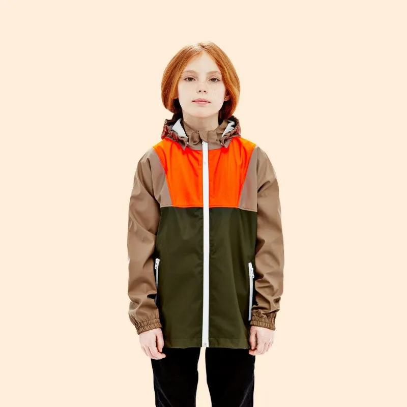 SWAYS Ahoy Jacket Green / Soil / Orange Raincoat