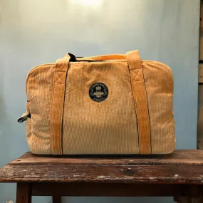 The Fluoro Orange 🍊 Corduroy Large BeeKeeper Weekender (Masterpiece)