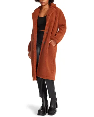 The Saide Teddy Jacket - Rust